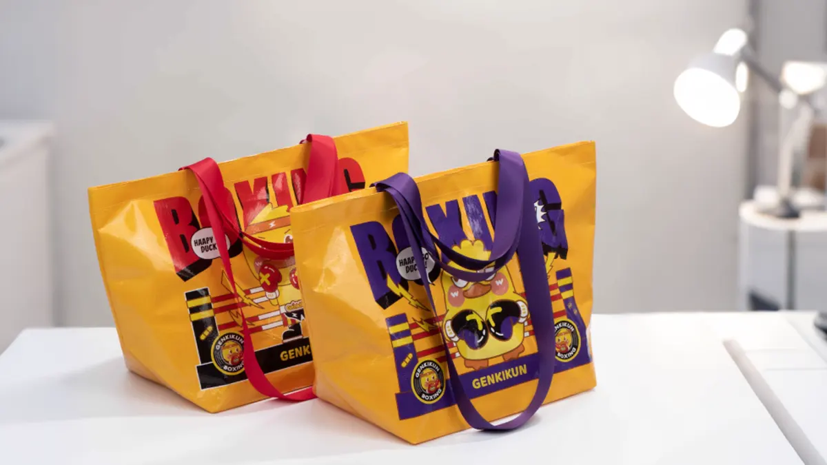 laminated shopping bags