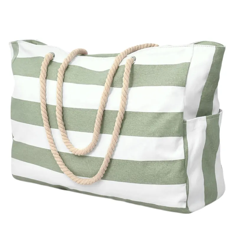 large canvas beach bags
