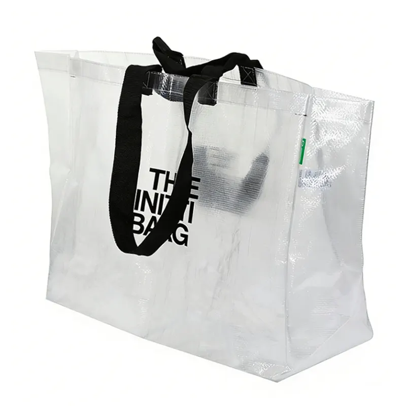 large transparent tote bag