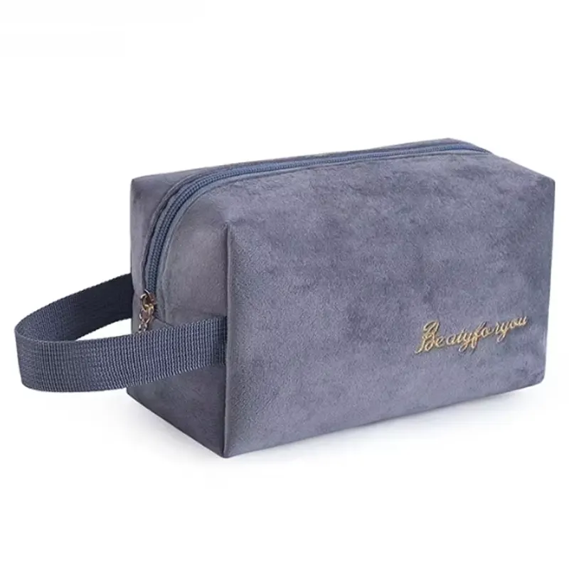 large velvet makeup bags