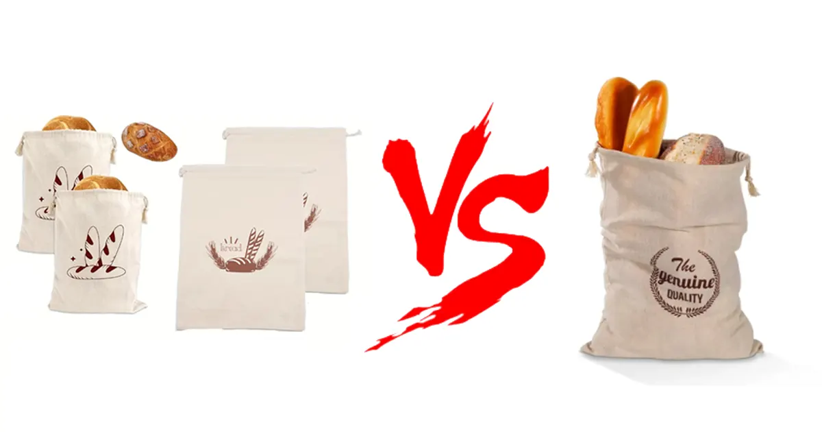 linen vs cotton bread bags
