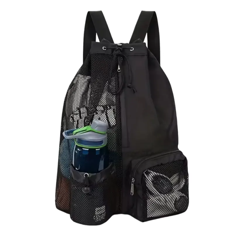 mesh beach bags with pockets