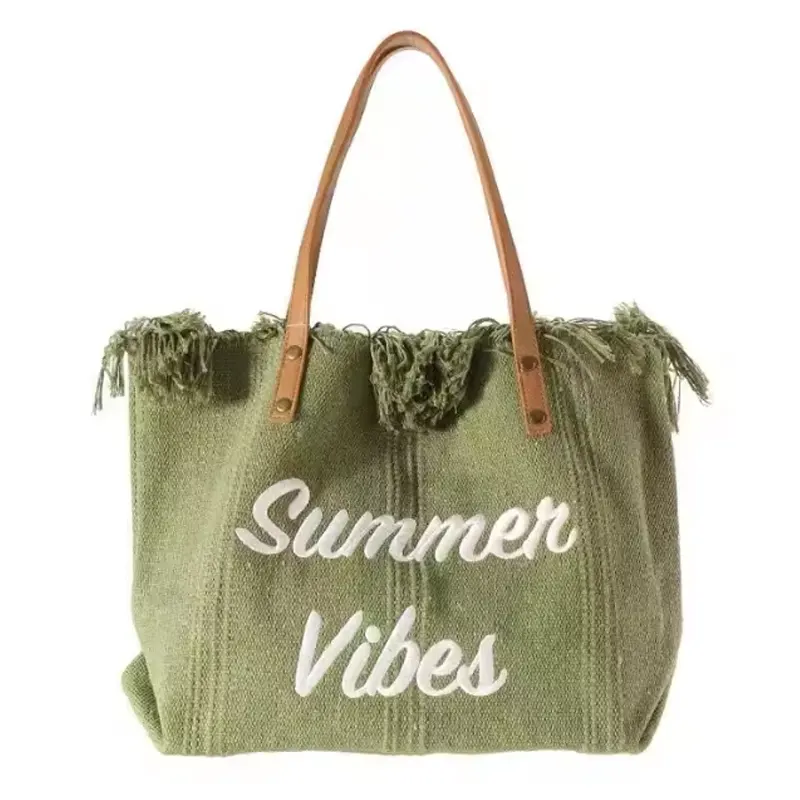 personalized canvas beach bags