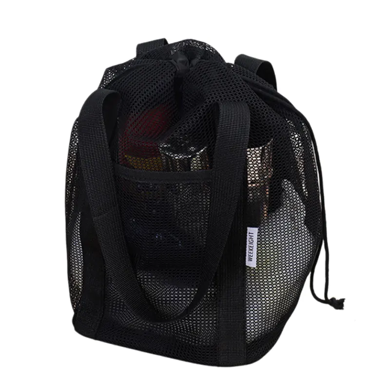 personalized mesh drawstring bags