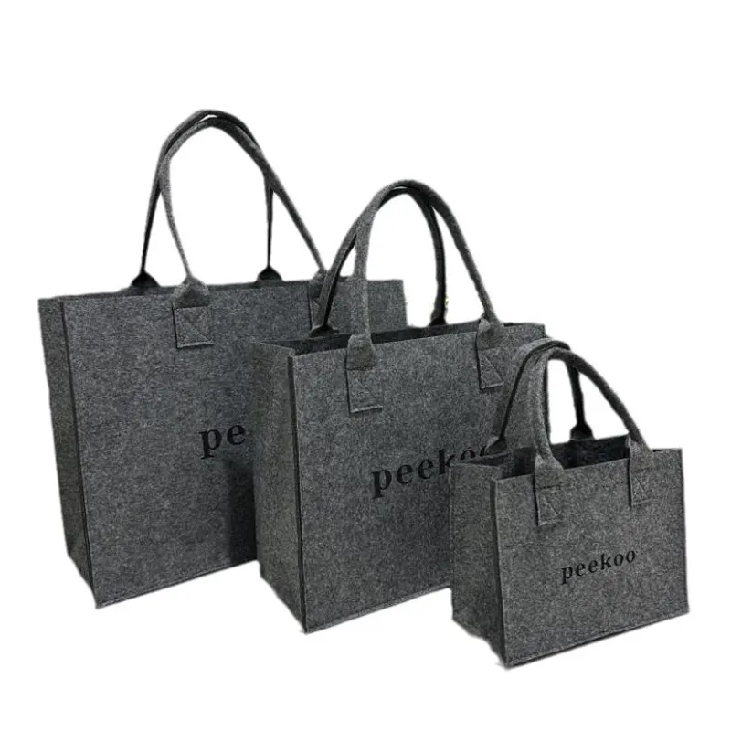 shopping felt tote bags