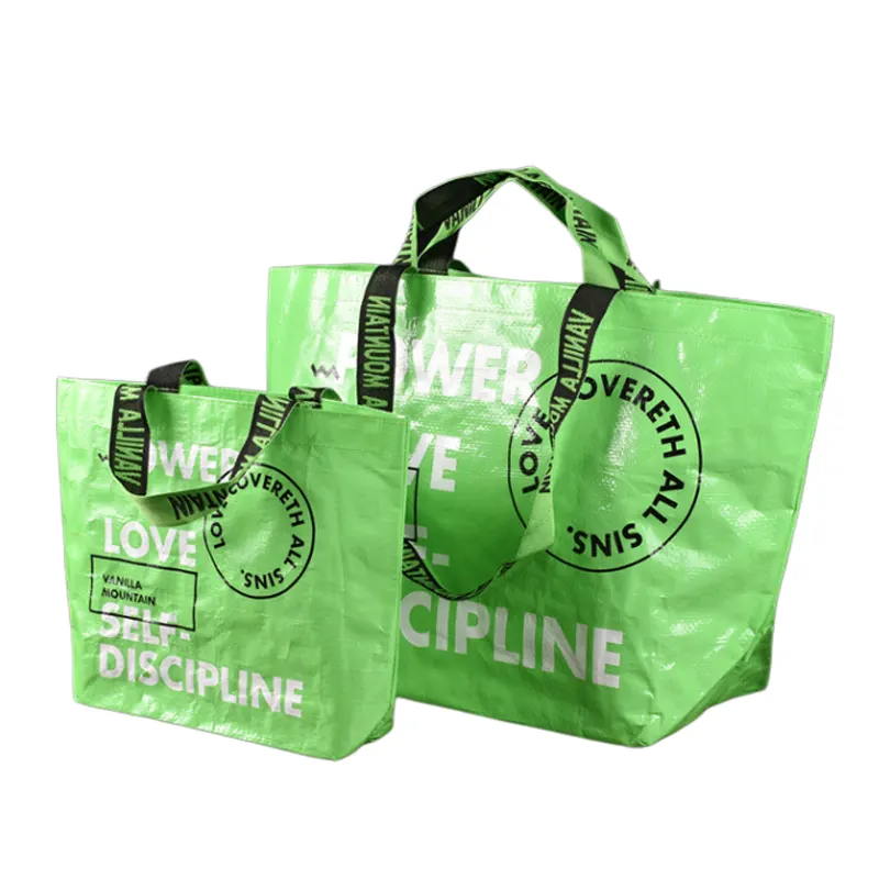 shopping laminated tote bags
