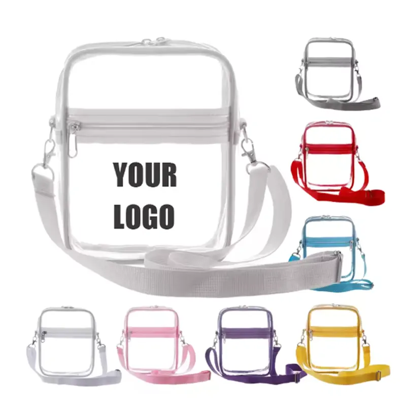 small clear crossbody bags