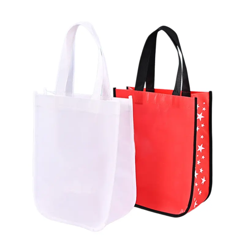 small laminated tote bags