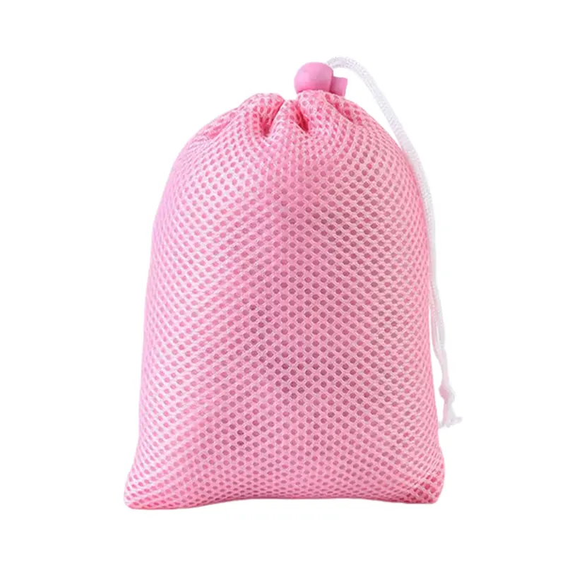 small mesh drawstring bags