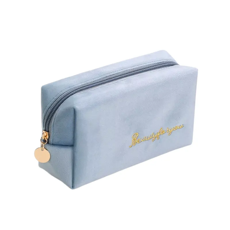 small velvet makeup bags