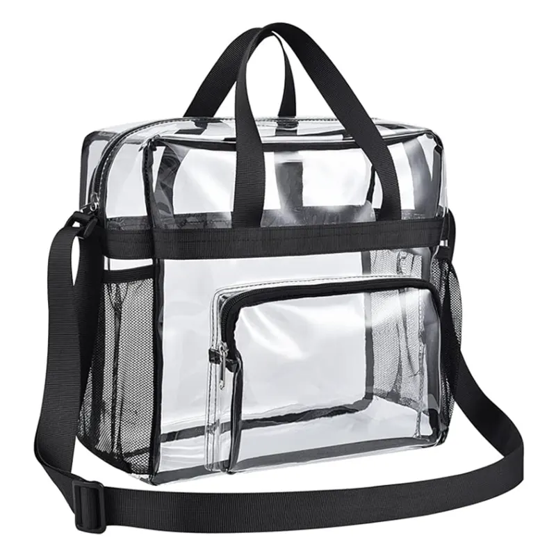 transparent pvc tote bag