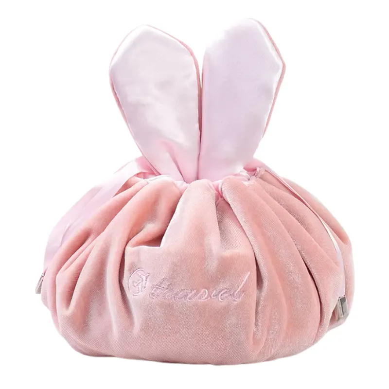 velvet drawstring makeup bags