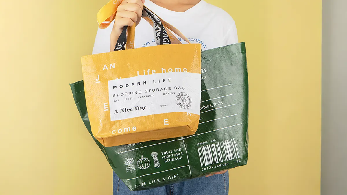 what is a laminated shopping bags