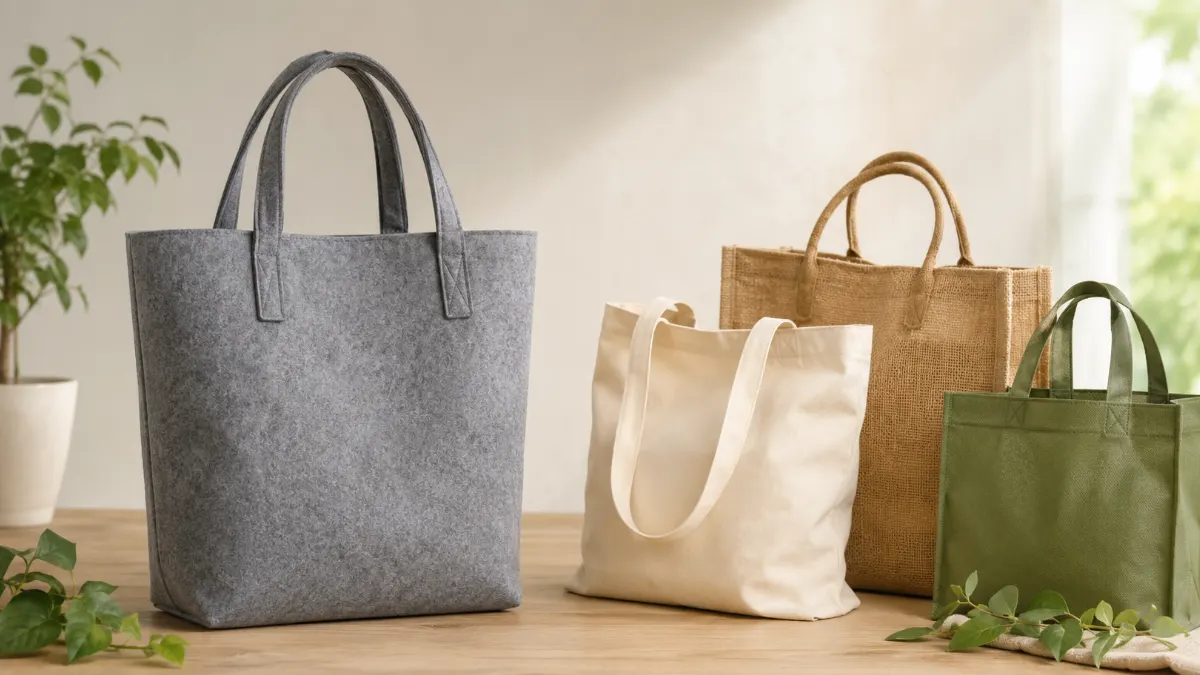felt bags vs other eco friendly bags