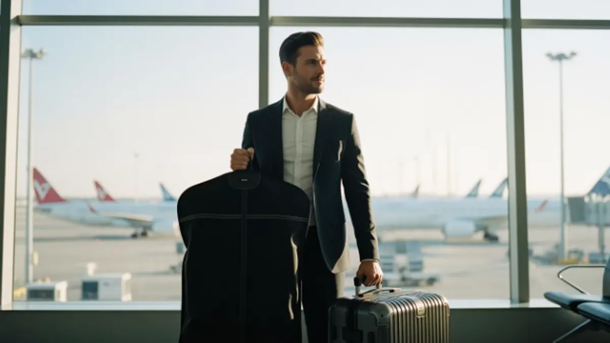 garment bag vs suitcase