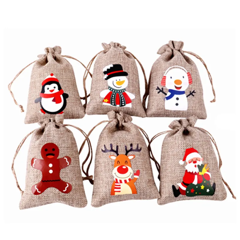 promotional jute drawstring bags