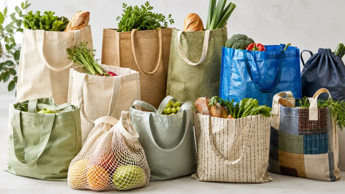 reusable grocery bag material