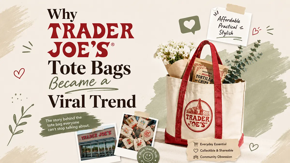 why trader joes tote bags became so popular cult trend