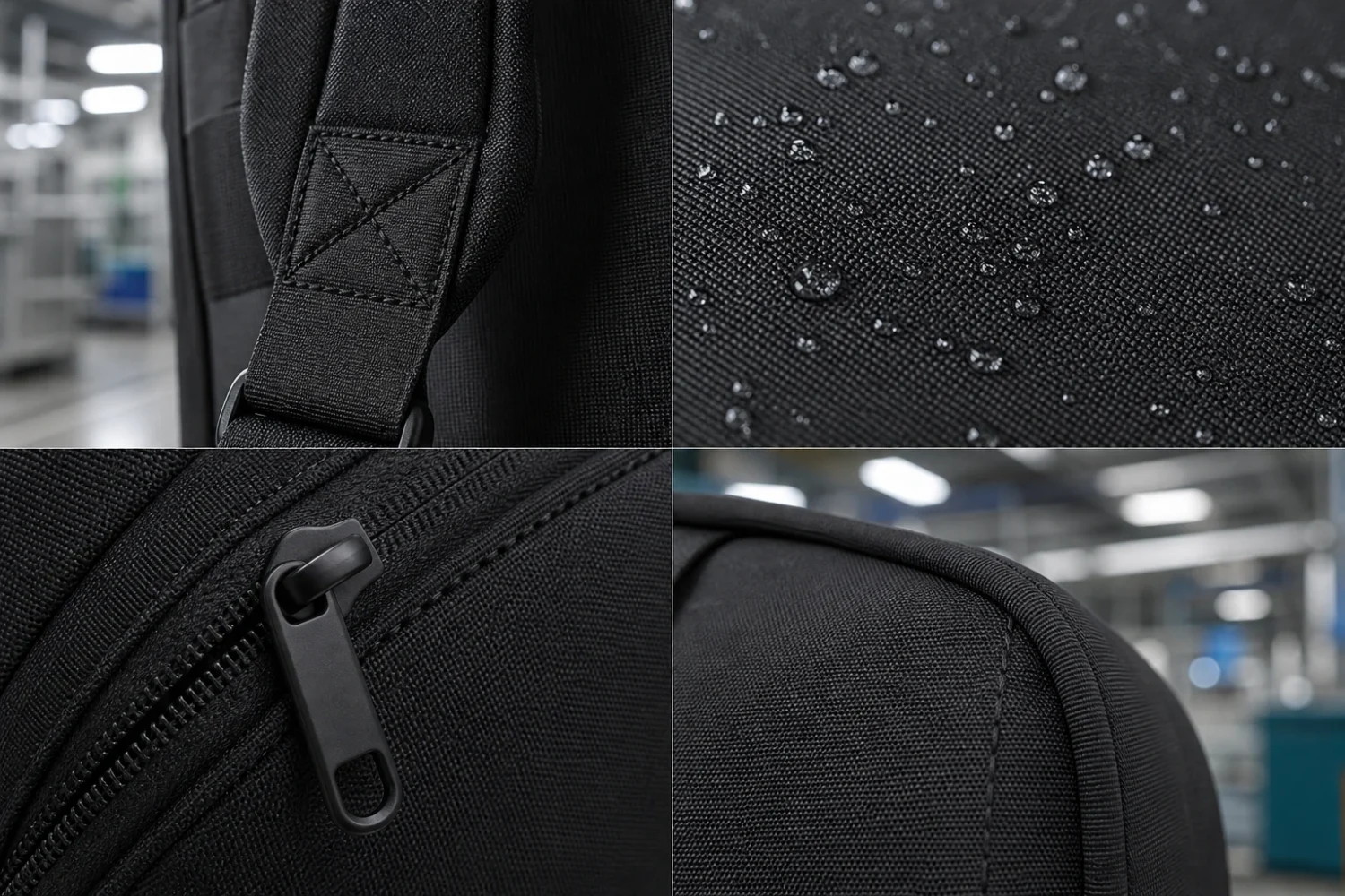 backpack durability stitching details