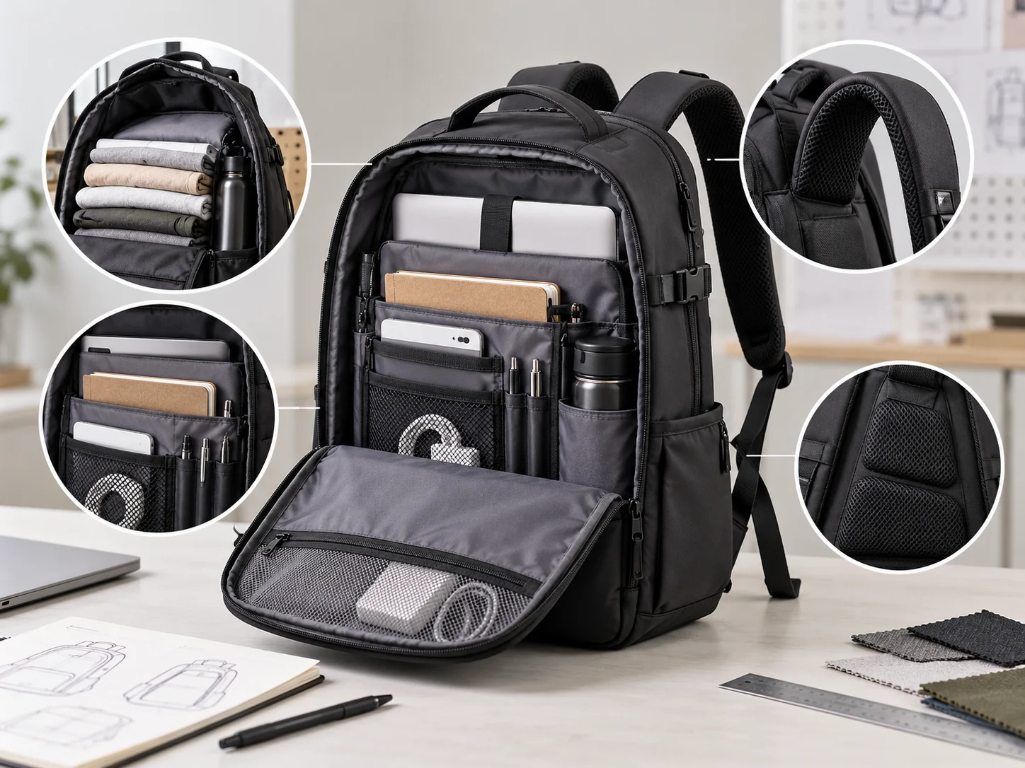 custom backpack specification guide