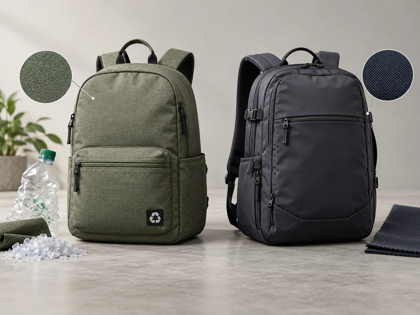 rpet vs nylon backpacks cover